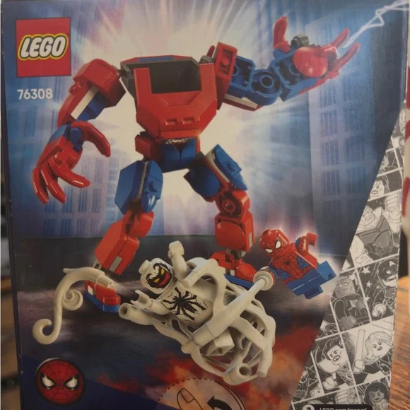 LEGO Marvel‎ Spider-Man Mech vs. Anti-Venom Building Toy Set  76308 New In Box - Picture 3 of 7